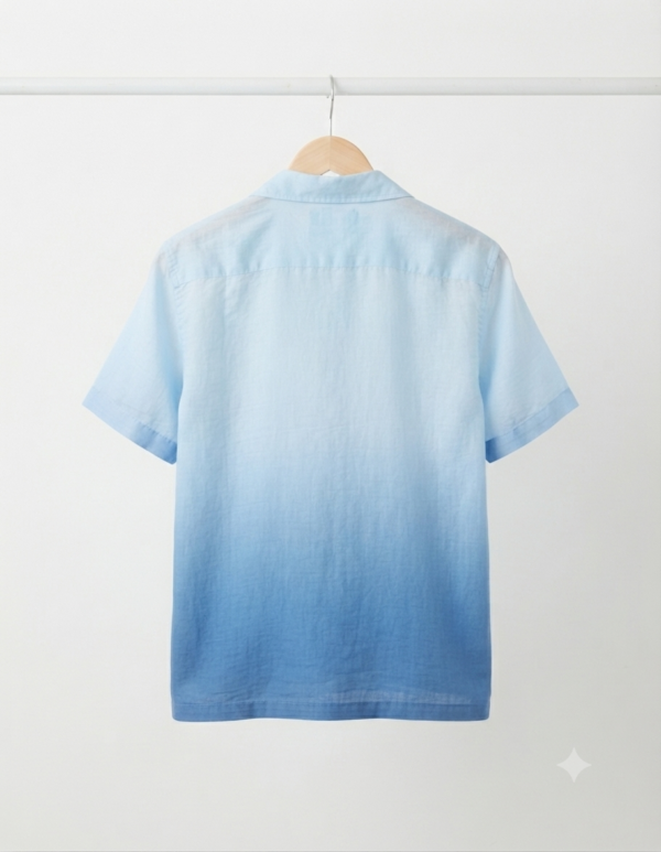 The Azure Twilight Ombré Resort Shirt