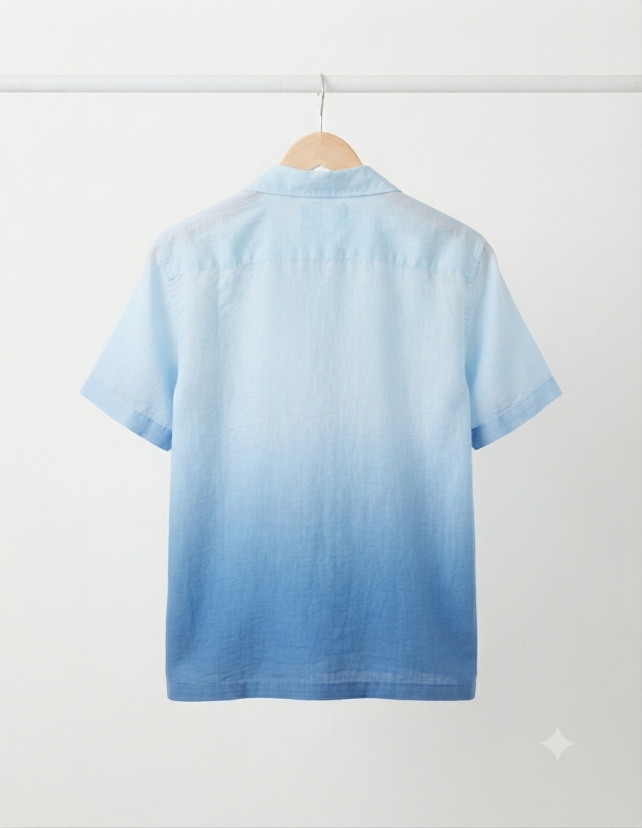 The Azure Twilight Ombré Resort Shirt - Image 3