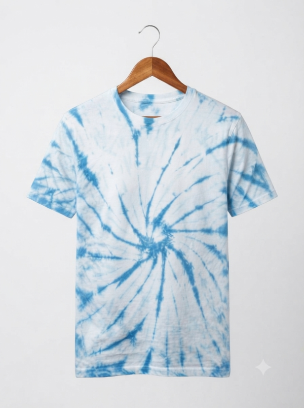The Azure Vortex Tie-Dye Tee