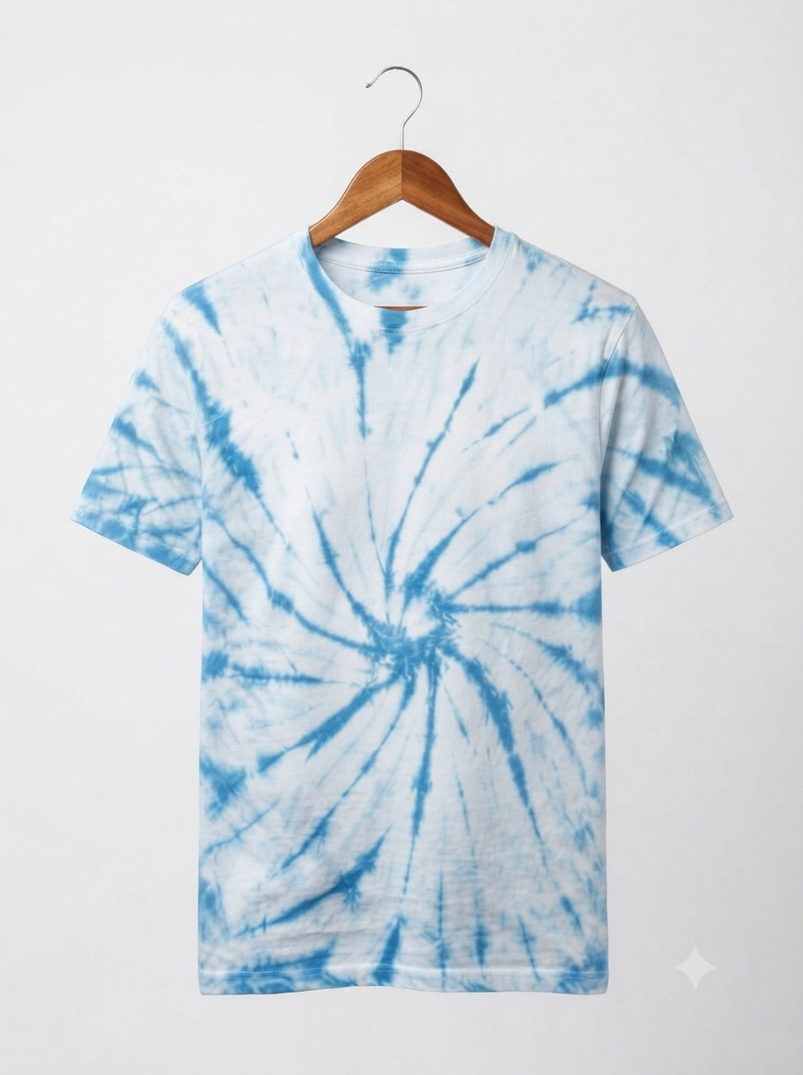 The Azure Vortex Tie-Dye Tee - Image 2