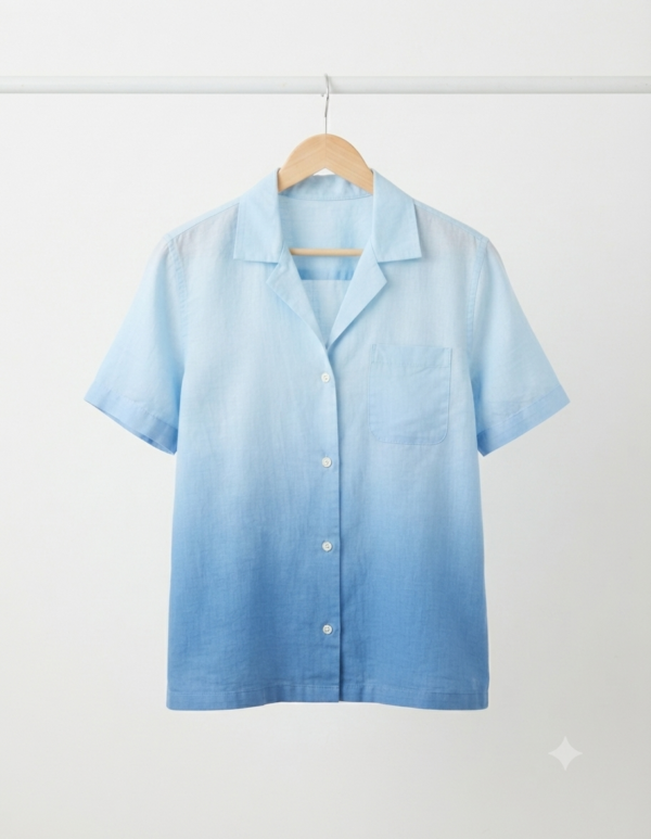 The Azure Twilight Ombré Resort Shirt